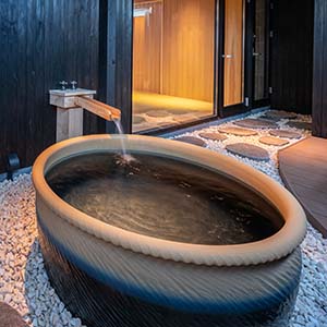 客室露天風呂